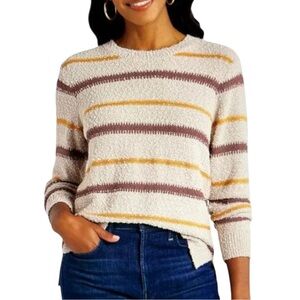 New Mason & Belle x Stitch Fix Tunic Striped Sweater Casual Cozy